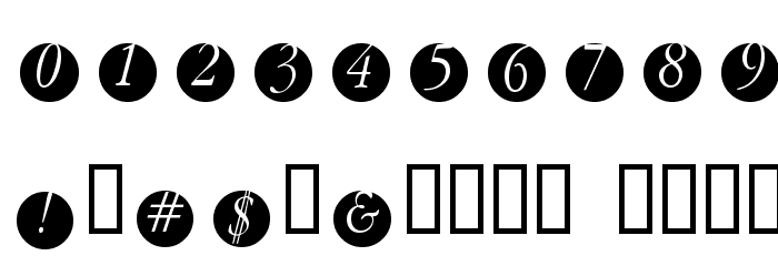GaraNitials Font OTHER CHARS