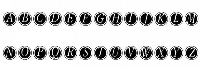 GaraNitialsFramed Schriftart Groß