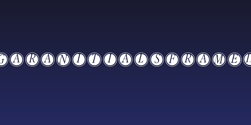 GaraNitialsFramed Social Header