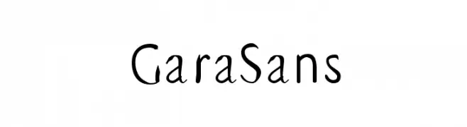 GaraSans  免费字体下载
