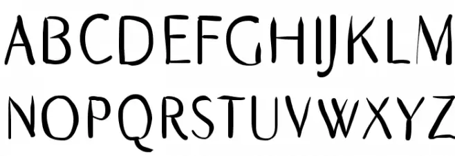 GaraSans Schriftart Groß