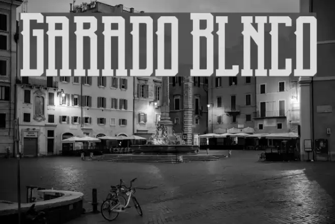 Garado Blnco Fonte examples