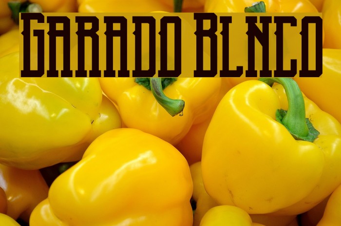 Garado Blnco Font examples