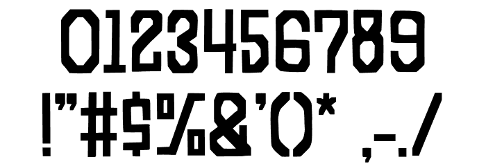 Garaga Font OTHER CHARS