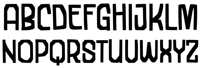 Garaga Font LOWERCASE