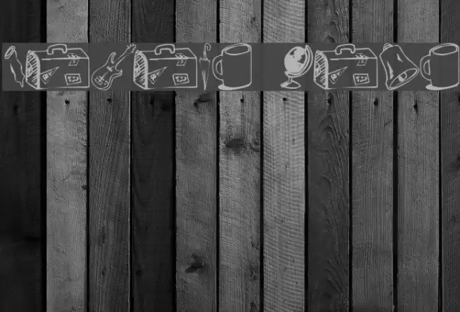 Garage Sale Font examples