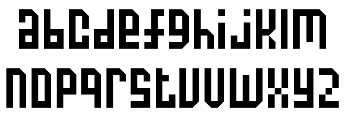 Garage Font LOWERCASE
