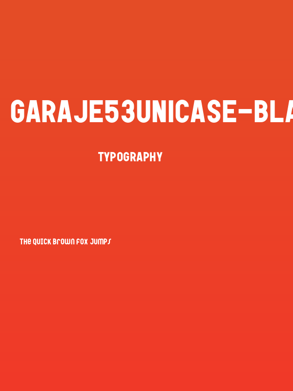 Garaje53Unicase-Black Poster