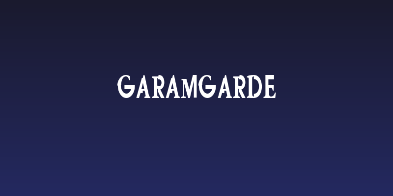 GaramGarde Social Header