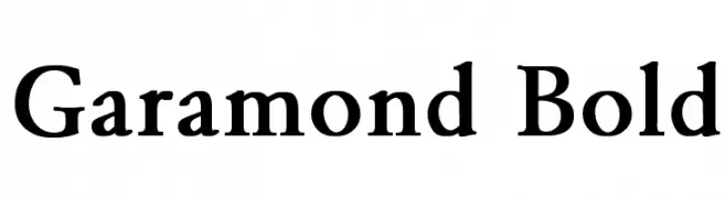 Garamond Bold  नि: शुल्क फ़ॉन्ट्स डाउनलोड