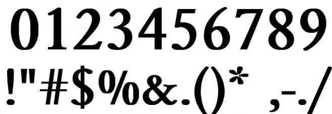 Garamond Bold