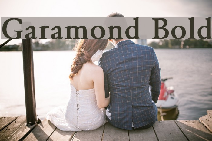Garamond Bold Font examples