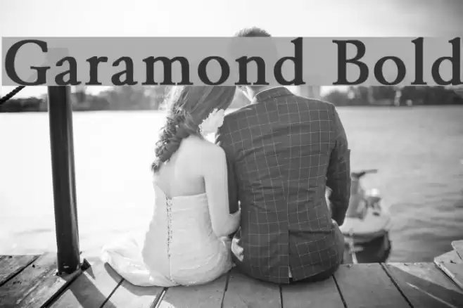 Garamond Bold examples