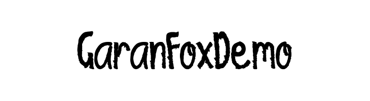 Garan Fox Demo  नि: शुल्क फ़ॉन्ट्स डाउनलोड