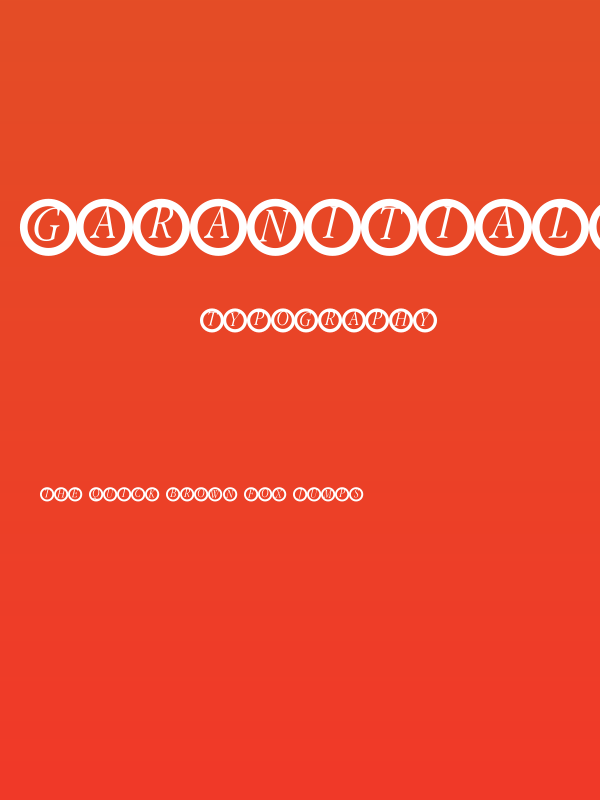 GaranitialRings Poster