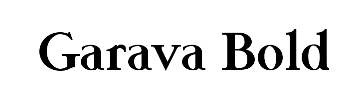 Garava Bold Font