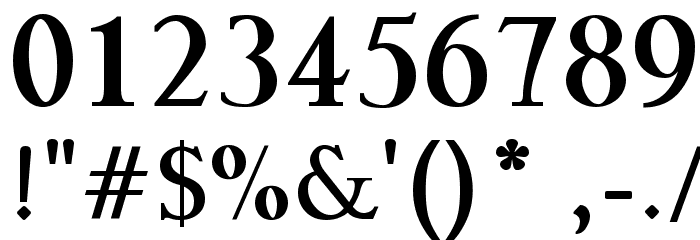 Garava Bold Font OTHER CHARS