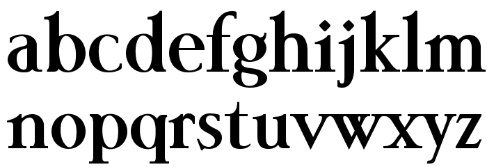 Garava Bold Font LOWERCASE