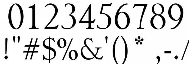 Garava Font OTHER CHARS