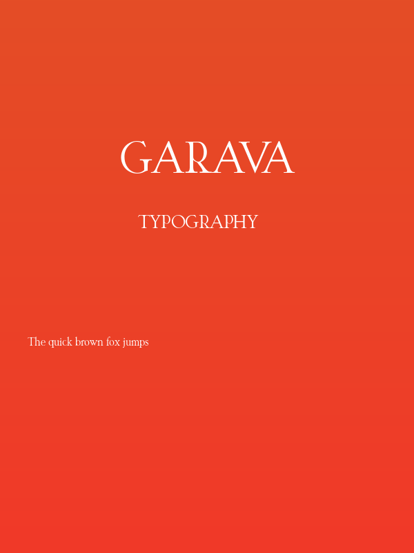 Garava Poster