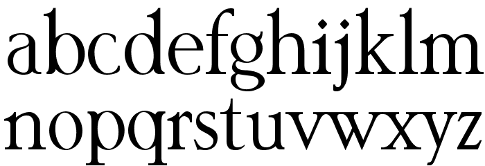 Garava Font LOWERCASE