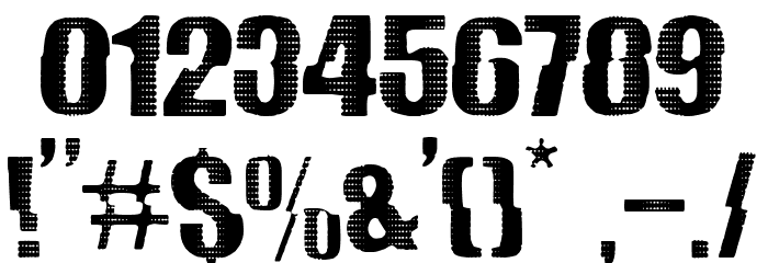 Garbage And Death Attic Font OTHER CHARS