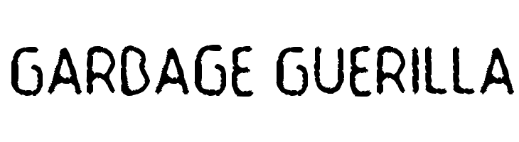 Garbage Guerilla  font caratteri gratis
