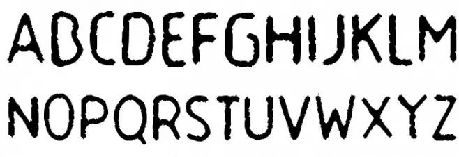 Garbage Guerilla 字体 大写
