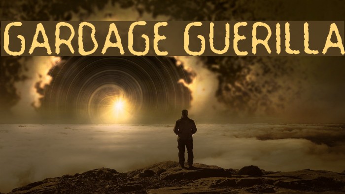 Garbage Guerilla Font examples