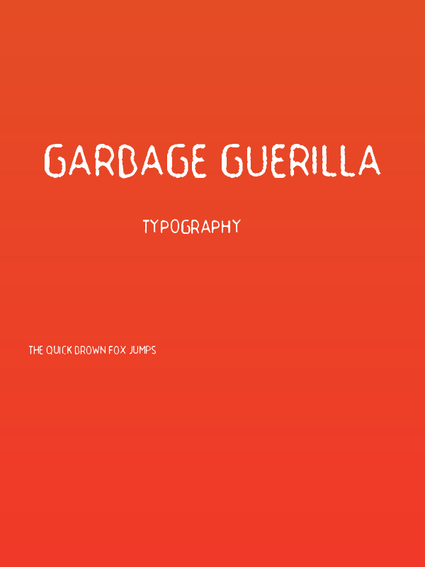 Garbage Guerilla Poster