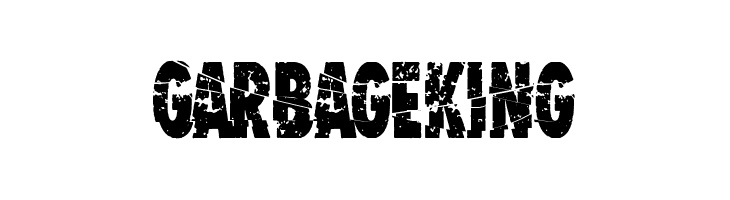 Garbage King  Frei Schriftart Herunterladen