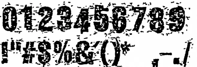 Garbage2 Шрифта ДРУГИЕ символов