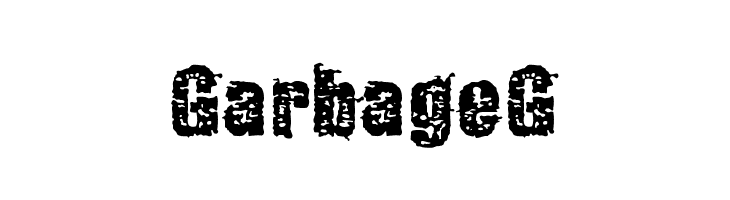 GarbageG フォント