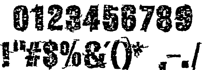 GarbageG Font OTHER CHARS