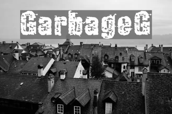 GarbageG フォント examples