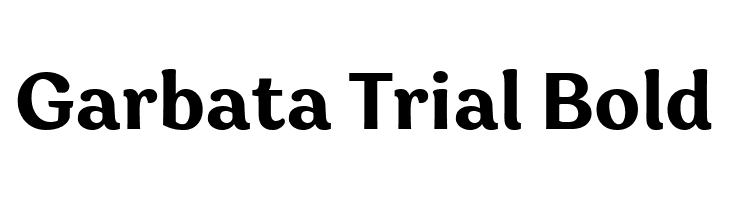 Garbata Trial Bold  Descarca Fonturi Gratis