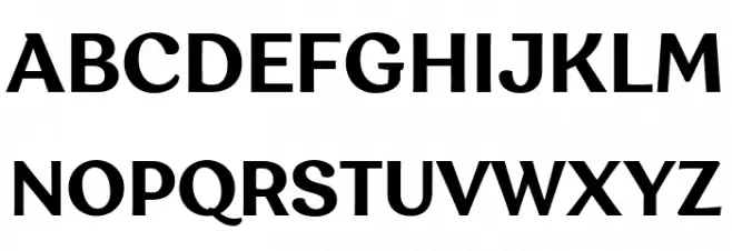Garbata Trial Bold Schriftart Groß