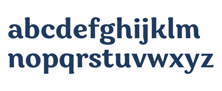 Garbata Trial Bold Lowercase