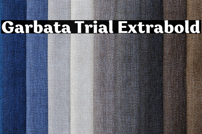 Garbata Trial Extrabold Example 1
