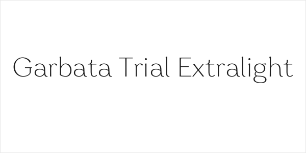 Garbata Trial Extralight Logo