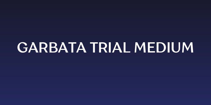 Garbata Trial Medium Social Header
