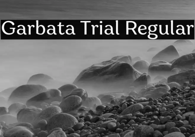 Garbata Trial Regular Font examples