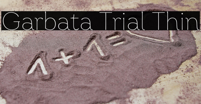 Garbata Trial Thin Example 2