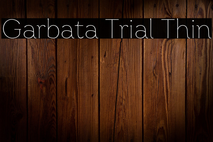 Garbata Trial Thin Example 3