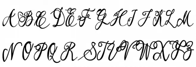 Garbera Schriftart Groß
