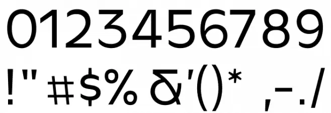 Garcia-Regular Font OTHER CHARS