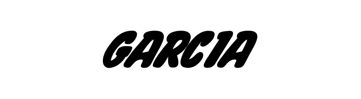 Garcia  フリーフォントのダウンロード