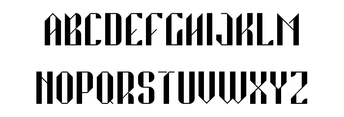 Garda Font LOWERCASE