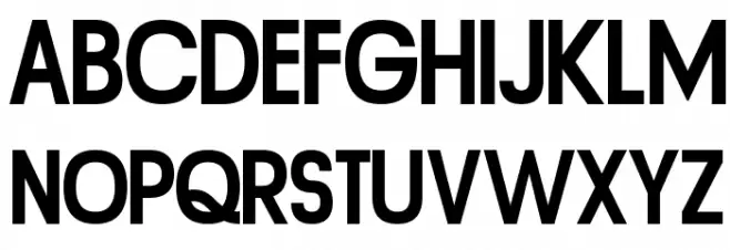Garde Schriftart Groß
