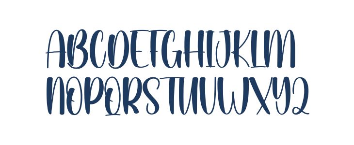 Garden Christmas Uppercase